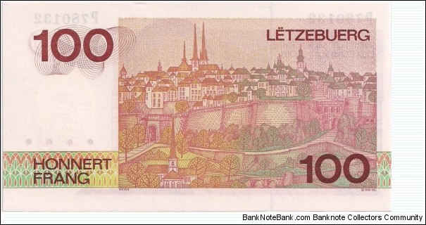 Banknote from Luxembourg year 1993