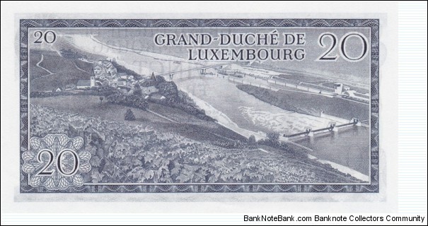 Banknote from Luxembourg year 1966