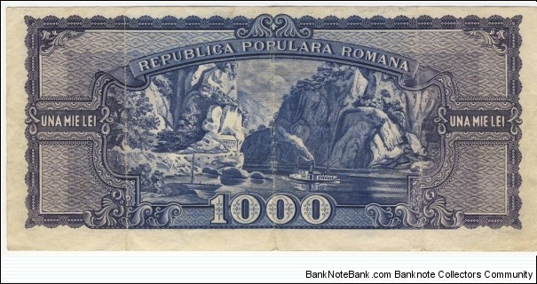 Banknote from Romania year 1950