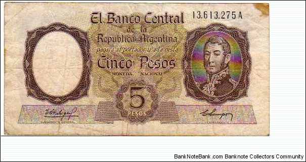 5 Pesos__pk# 275 a Banknote