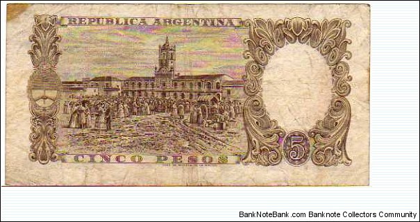 Banknote from Argentina year 1961