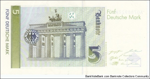 Banknote from Germany year 1991