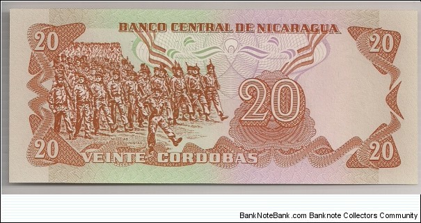 Banknote from Nicaragua year 1979