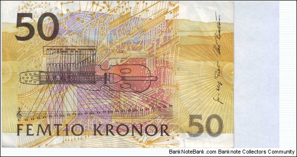 Banknote from Sweden year 2000