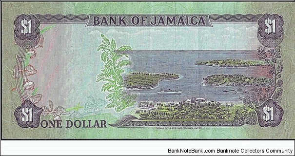 Banknote from Jamaica year 1986