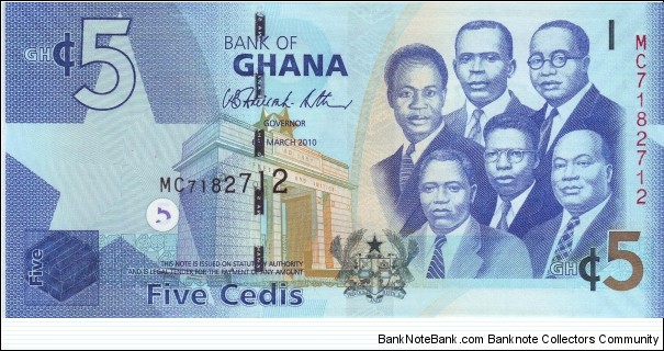  5 Cedis Banknote
