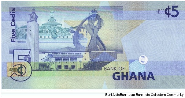 Banknote from Ghana year 2010