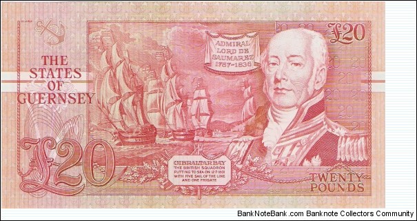 Banknote from Guernsey year 1991