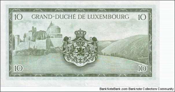 Banknote from Luxembourg year 1954