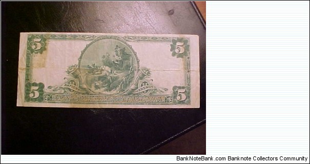 Banknote from USA year 1902