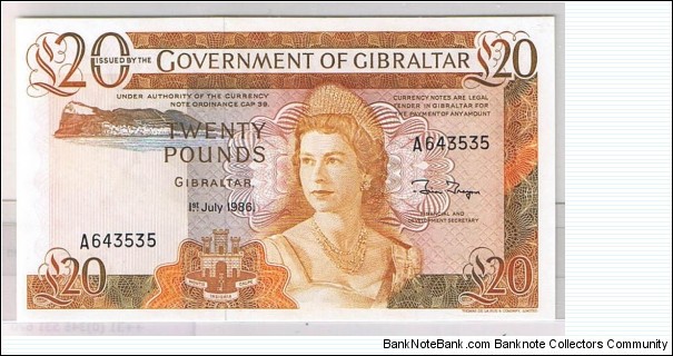 20 pounds Banknote