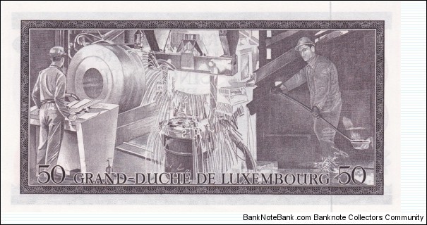 Banknote from Luxembourg year 1972