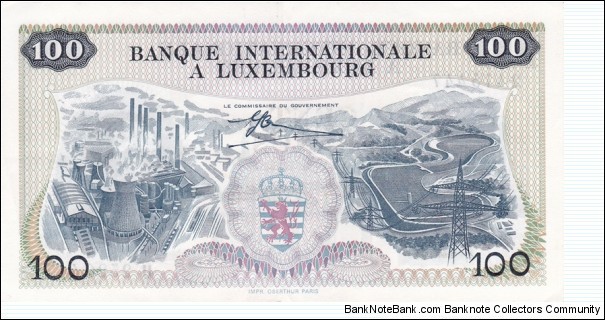 Banknote from Luxembourg year 1968