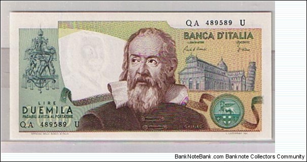 2,000 lire Banknote