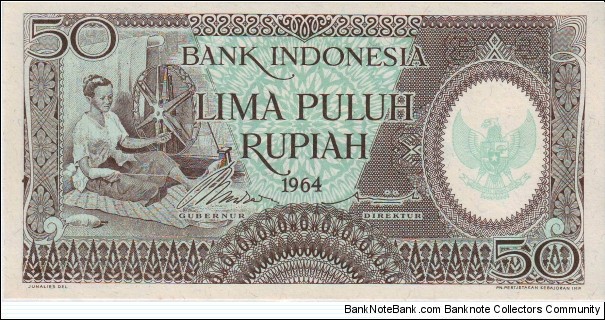 50 Rupiah Banknote