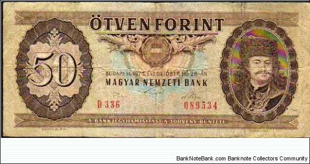 50 Forint__
pk# 170 c__
28.10.1975 Banknote