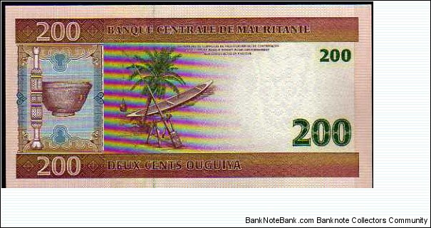 Banknote from Mauritania year 2004