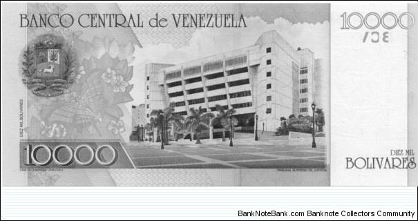 Banknote from Venezuela year 2002