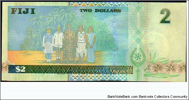 Banknote from Fiji year 2002