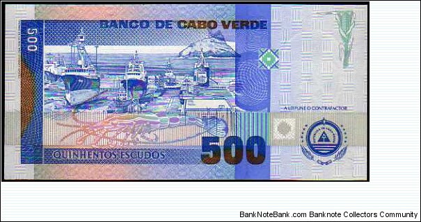 Banknote from Cape Verde year 1992