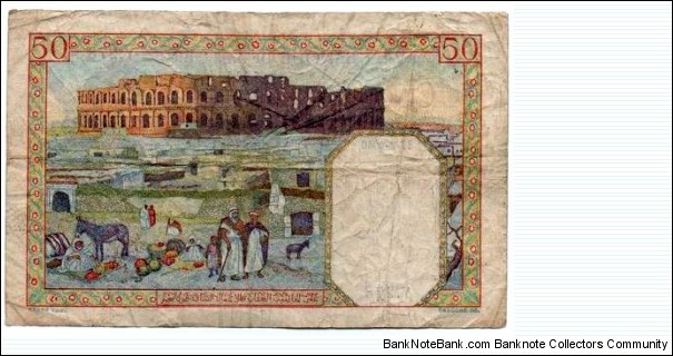Banknote from Algeria year 1940