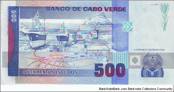 Banknote from Cape Verde year 1989