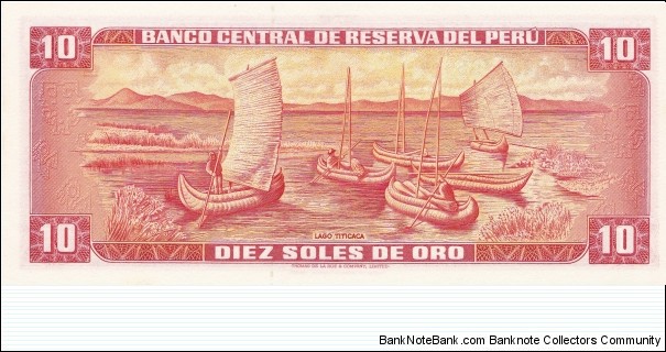 Banknote from Peru year 1979