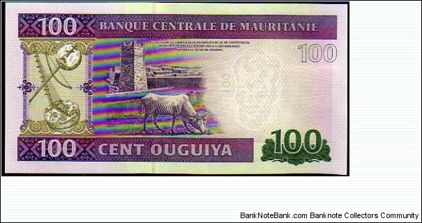 Banknote from Mauritania year 2011