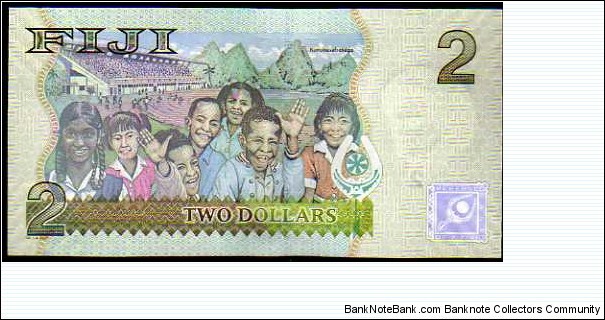 Banknote from Fiji year 2011