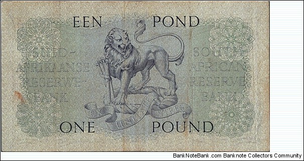 Banknote from South Africa year 1955