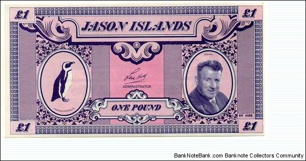 1 POUND - Jason Islands. Private issue Banknote