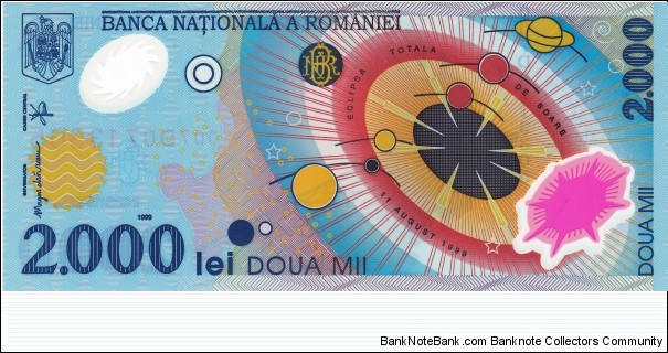 Romania 2000 lei 1999 