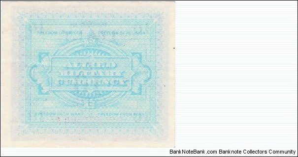 Banknote from Italy year 1943