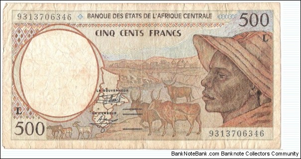 500 Francs(1994) Banknote