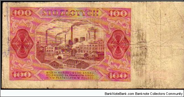 Banknote from Poland year 1948
