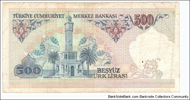 Banknote from Turkey year 1983