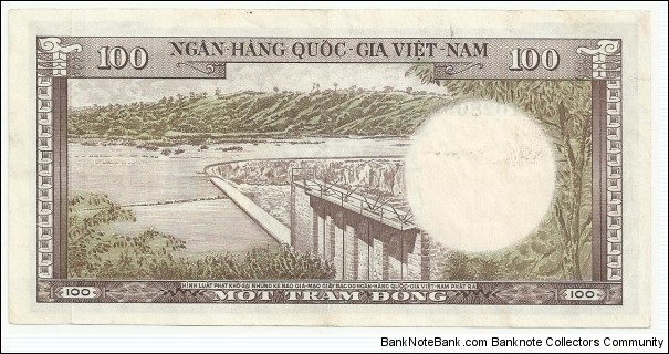 Banknote from Vietnam year 1966