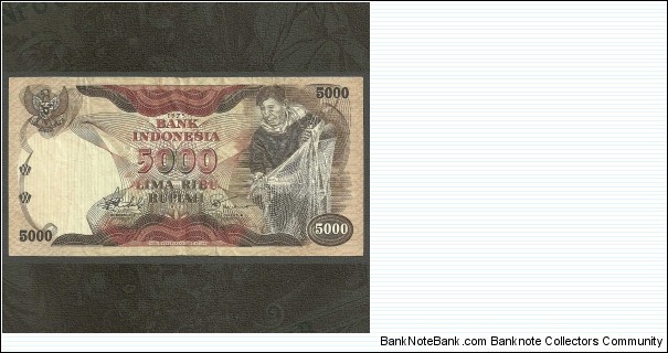 5000 Rupiahs Nelayan: Fisherman Series Banknote