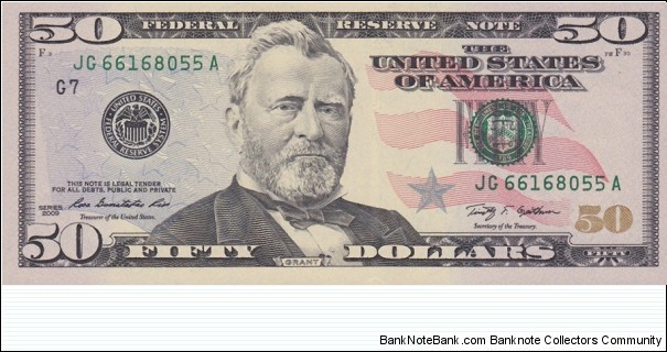 USA PNew (50 dollars 2009) Banknote
