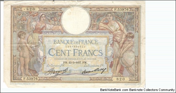 100Francs Banknote