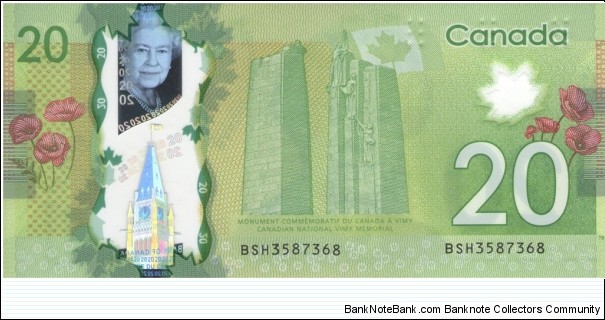 Banknote from Canada year 2012