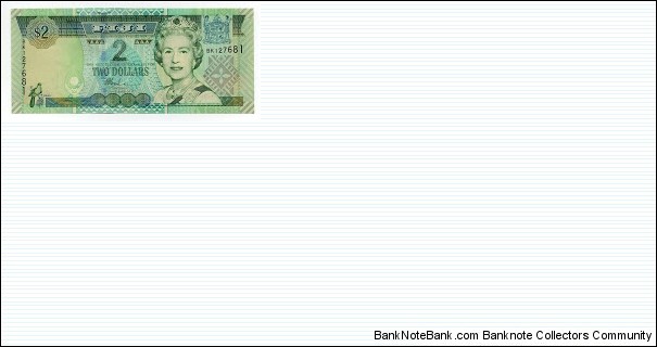 2 Dollars Fiji Banknote