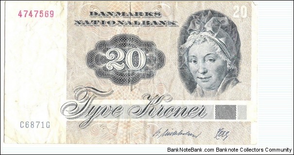 20 Kroner(1987 issue) Banknote