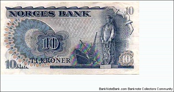 Banknote from Norway year 1982