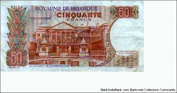 Banknote from Belgium year 1966