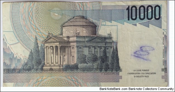 Banknote from Italy year 1984