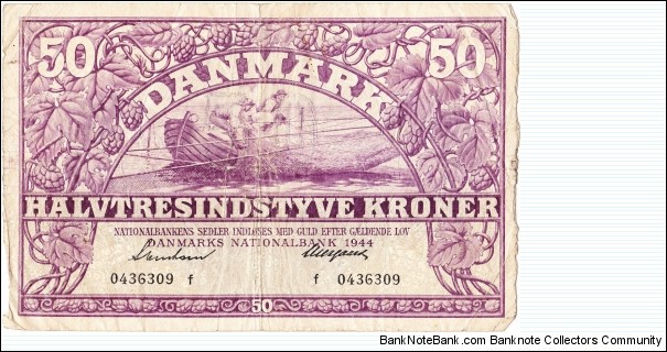 50 kroner Banknote