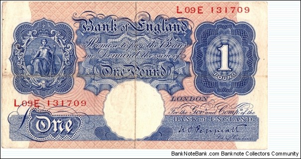Nazi counterfeits in WWII led to an emergency colour change, hence this garish note. Banknote