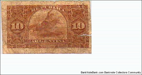 Banknote from Argentina year 1891