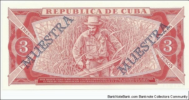 Banknote from Cuba year 1986